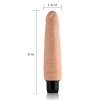 Wibrator dildo cyberskóra Xtreme Feel Cyberskin Vibrator 19cm